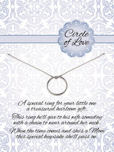 Load image into Gallery viewer, Cherished Moments - Circle of Love Keepsake Ring Gift for Baby Boys

