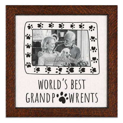 Cottage Garden - Photo Frame Worlds Best Grandpawrents