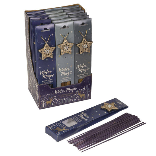 PACIFIC GIFTWARE - 14846 Winter Magic Incense Sticks Display Set