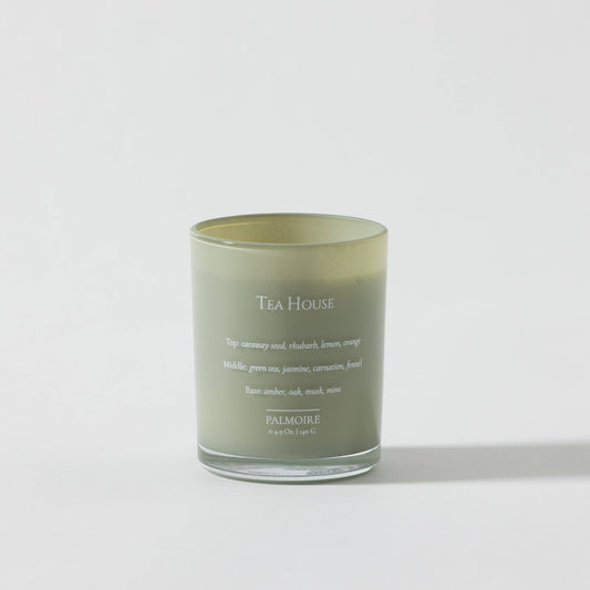 Palmoire Home Fragrance - Tea House Soy Wax Candle [tea/jasmine/lemon]: Standard 4.9 oz/ 140 g