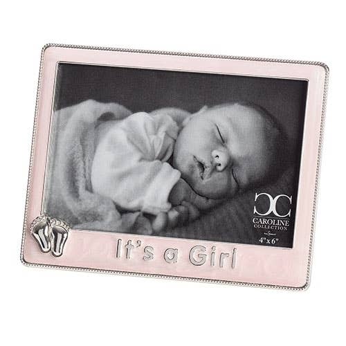 Roman - It's A Girl Baby Feet Frame