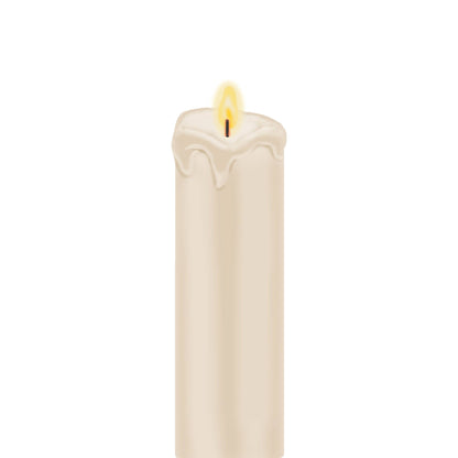 The Gerson Companies - LED White Window Cling Candle