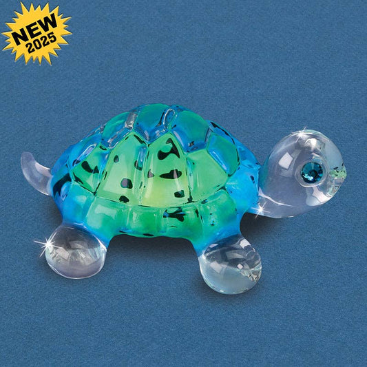 Glass Baron - S3 256-CB: Turtle, Caribbean Blue (Large)