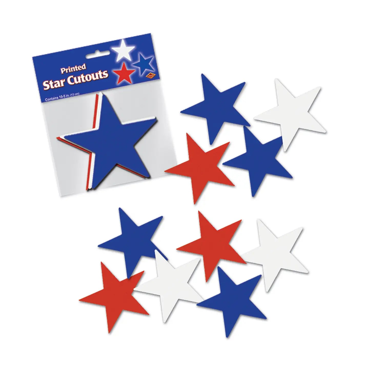 Beistle Star Cut Outs (10 Pieces)