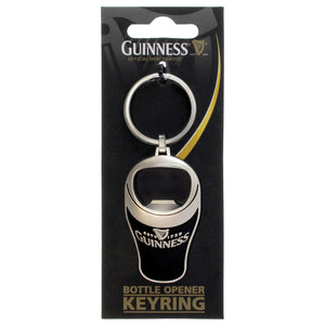 Guinness 3D Pint Bottle Opener Keyring