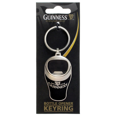 Guinness 3D Pint Bottle Opener Keyring