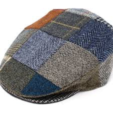 Hanna Hats of Donegal Vintage Patchwork Tweed Cap