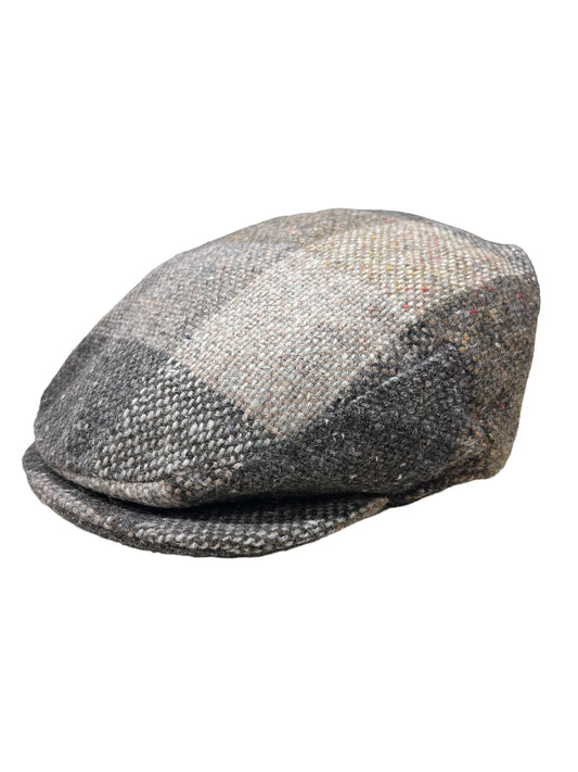 FIA Tweed Brown Check Cap