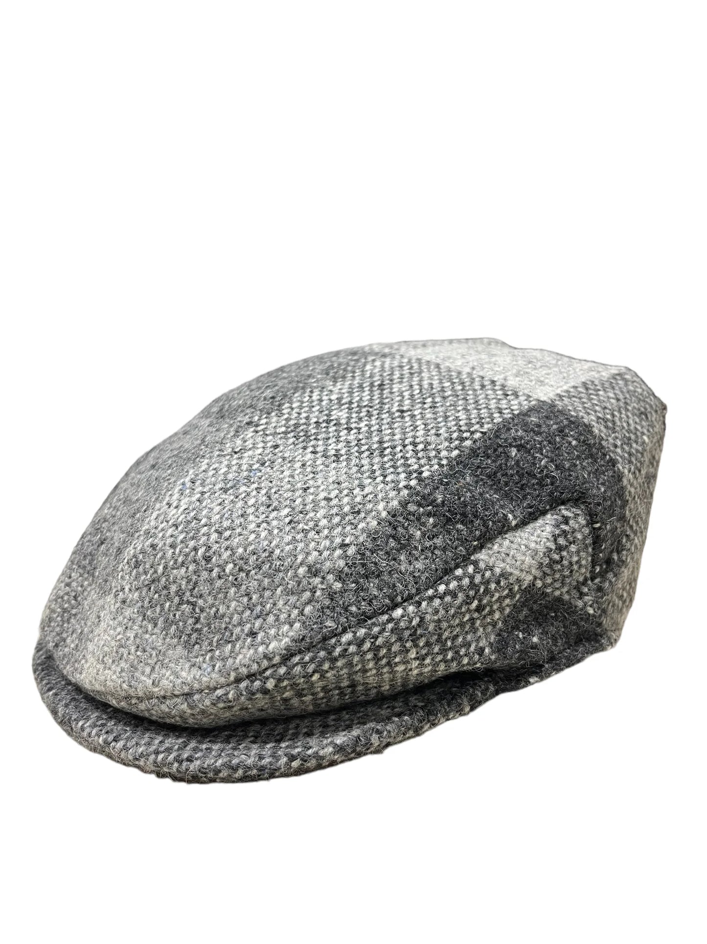 FIA Vintage Grey Tweed Check Cap