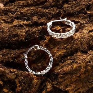 ShanOre Sterling Silver Celtic Hoop Earrings - Medium