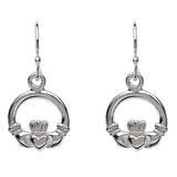 ShanOre Silver  Claddagh Drop Earrings