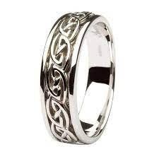 ShanOre Ladies Silver Celtic Knot Wedding Ring