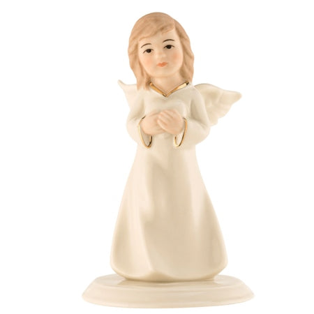 Belleek Living Angel Of Love Figurine 7264