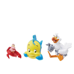Disney Showcase Flounder, Sebastian & Scuttle Mini Little Mermaid Set