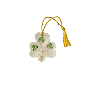 Belleek Shamrock Ornament 1810