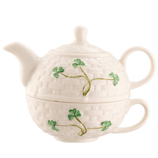 Belleek Classic Shamrock Tea For One 0175