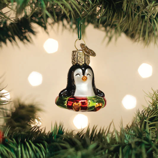 Old World Christmas Gumdrops Mini Penguin Ornament