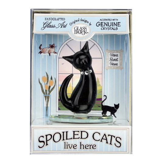 The Glass Baron Keepsake Box: Black Cat