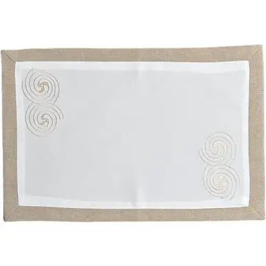 Celtic Knots Embroidered Poly Placemats Set of 2