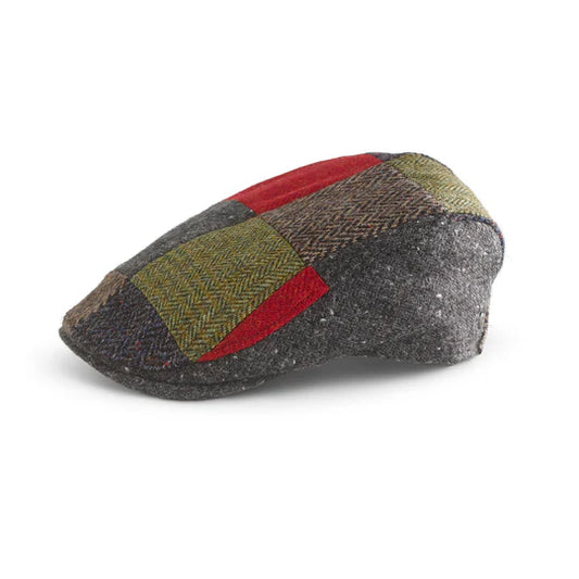 Fia Tweed Tailored Patchwork Cap