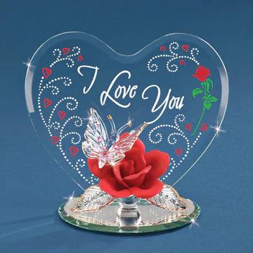 The Glass Baron “I Love You” Butterfly