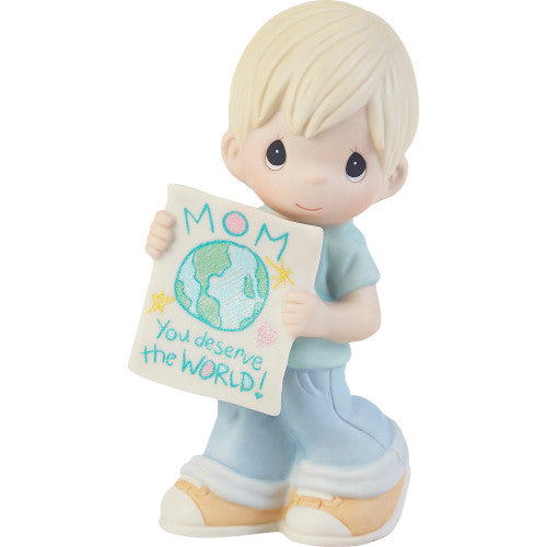 Precious Moments “Mom, You Deserve The World” Figurine