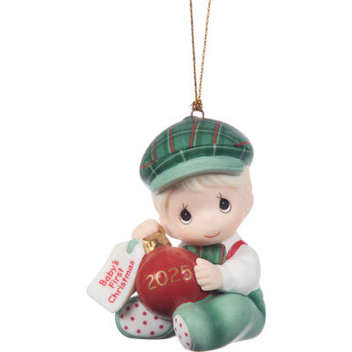 Precious Moments Baby Boy’s First Christmas Dated 2025
