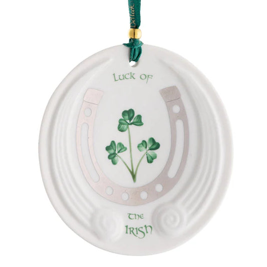 Belleek Luck Of The Irish Ornament
