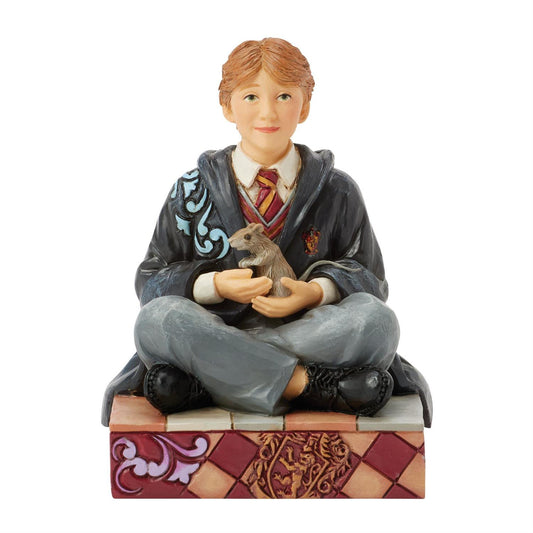 Harry Potter by Jim Shore Ron with Scabbers