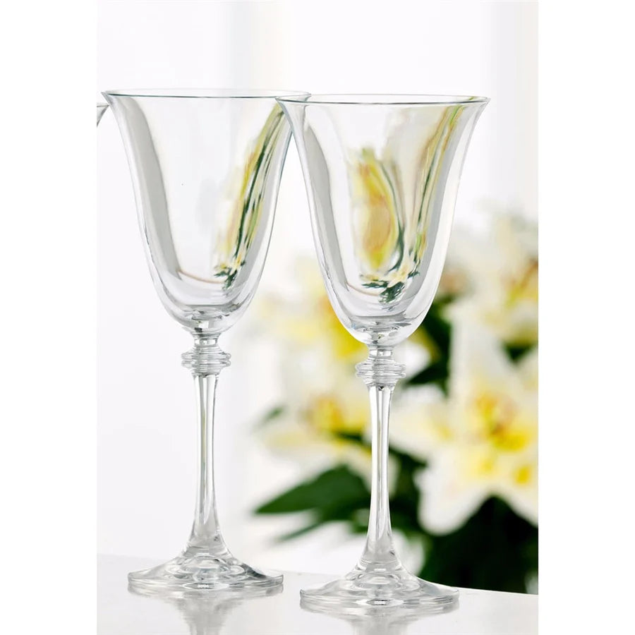 Galway Irish Crystal Liberty Goblet Pair