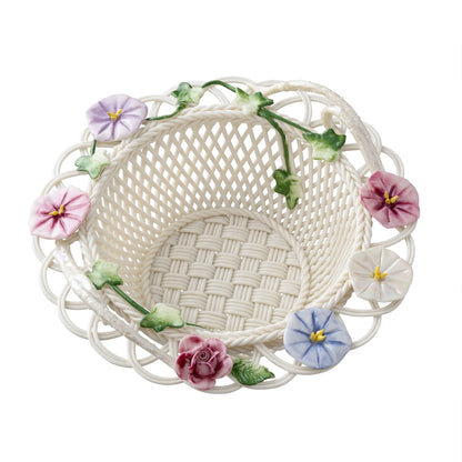 Belleek Morning Glory Basket
