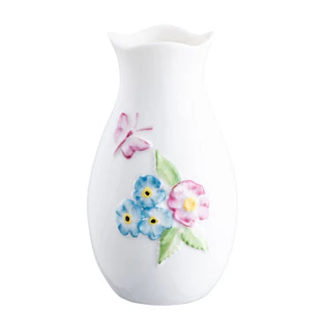 Belleek Classic Forget Me Not Vase