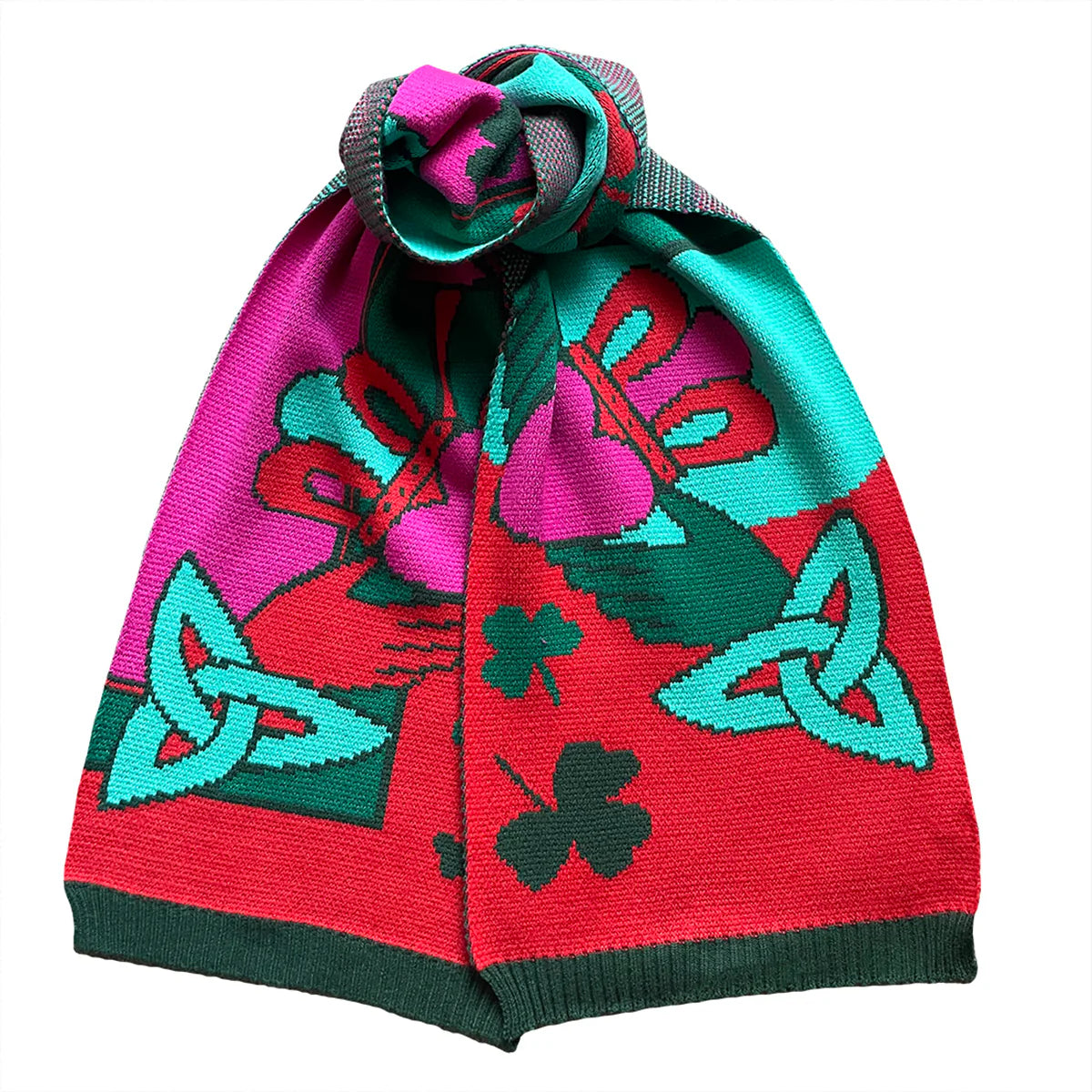 Patrick Francis Claddagh Knit Scarf