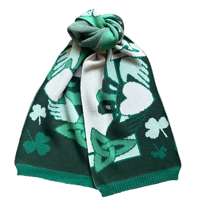 Patrick Francis Knit Claddagh Scarf