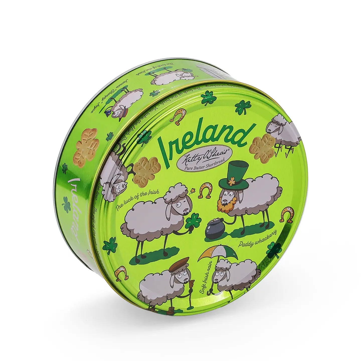 Irish Shortbread Cookies in Shenanigan Sheep Tin