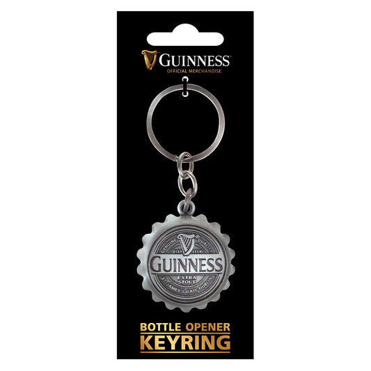 Guinness 3D Cap Bottle Opener Keyring