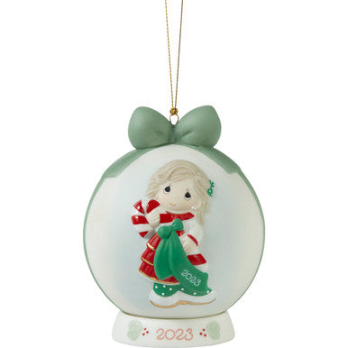 Precious Moments “Sweet Christmas Wishes” Dated Ball Ornament