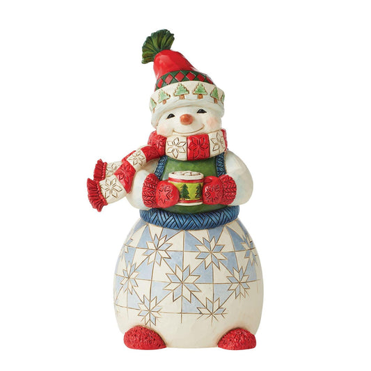 Jim Shore, “Cocoa and Christmas Cheer”