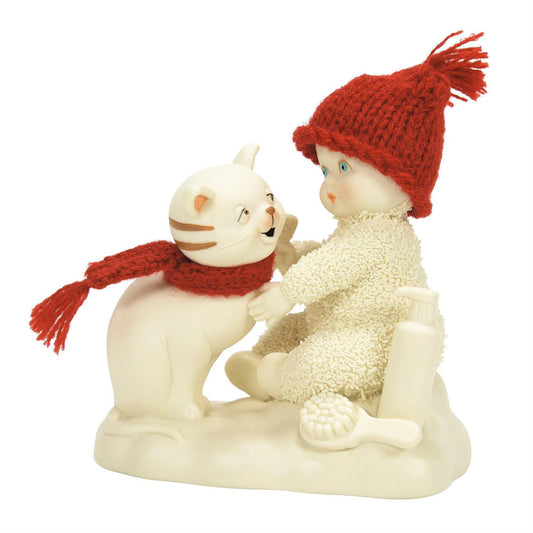 Snowbabies, “ Groom & Go Cat”