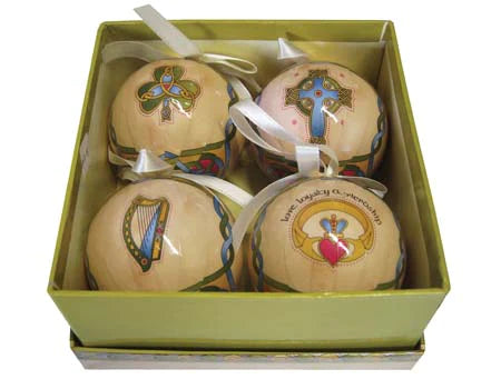 Four Irish Weave Ornaments