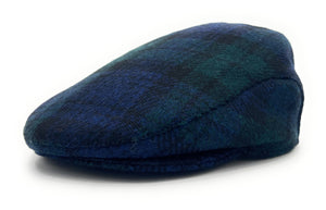 Hanna Hats of Donegal Blackwatch Tartan Vintage Cap