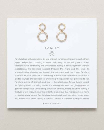 Bryan Anthonys - Family Drop Earrings: Silver