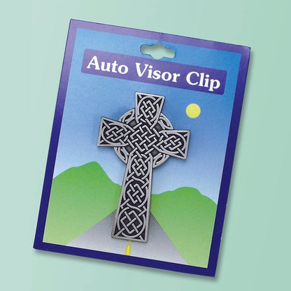 Abbey & CA Gift - Celtic Cross Visor Clip