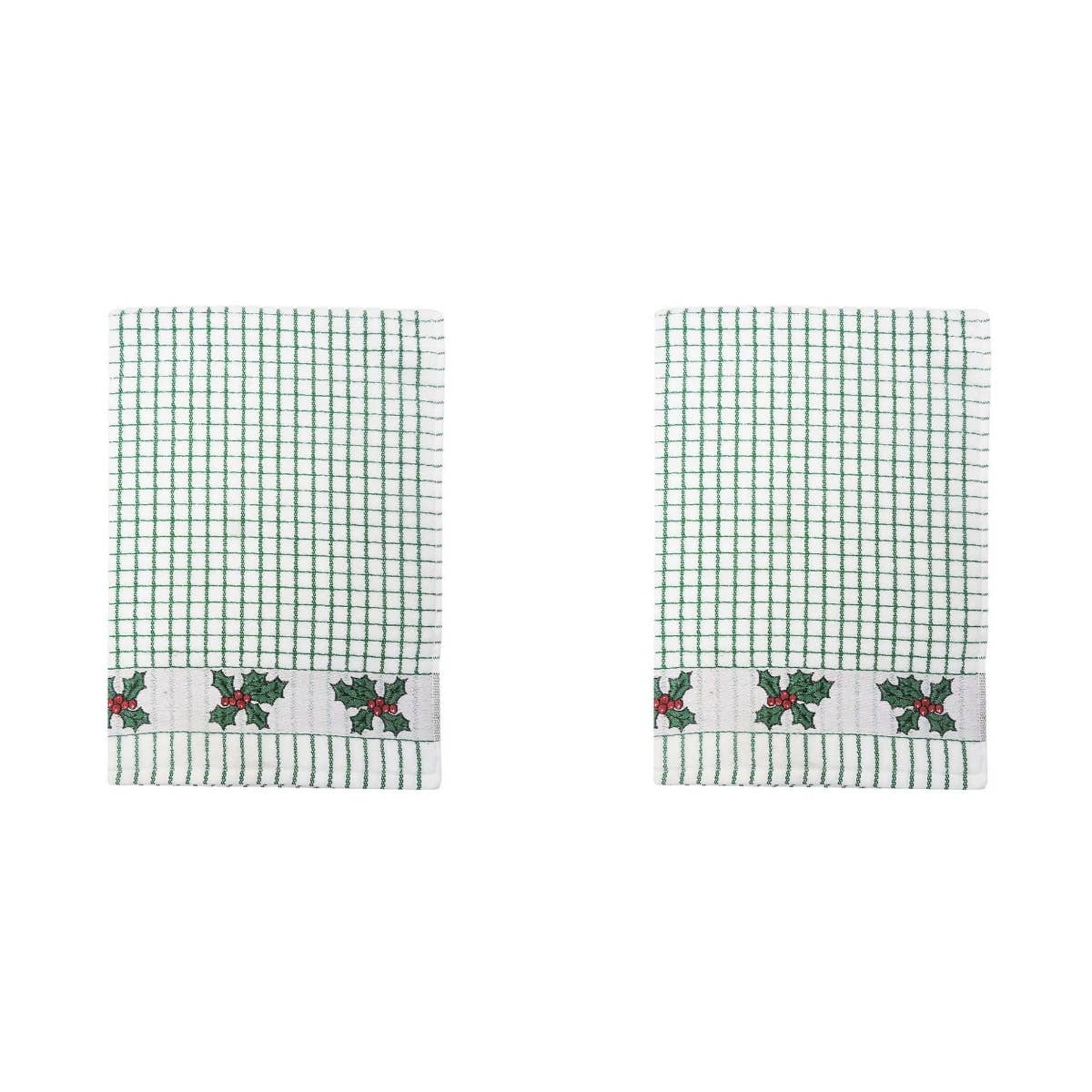 Dublin Gift Company - Poli Dri Jacquard Holly Tea Towel: Pack of 4