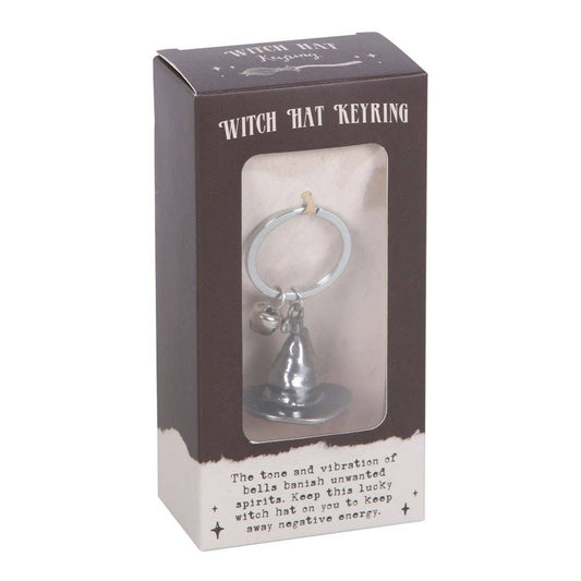 PACIFIC GIFTWARE - 15316 Witch Hat Keyring Halloween Decor C/48