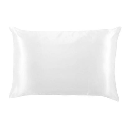 DM Merchandising - Lemon Lavender Solid Silky Satin Pillowcase Open Stock: Lucent CLoud
