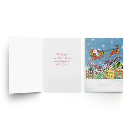 Masterpiece Studios - Santa in Flight Boxed Holiday Cards