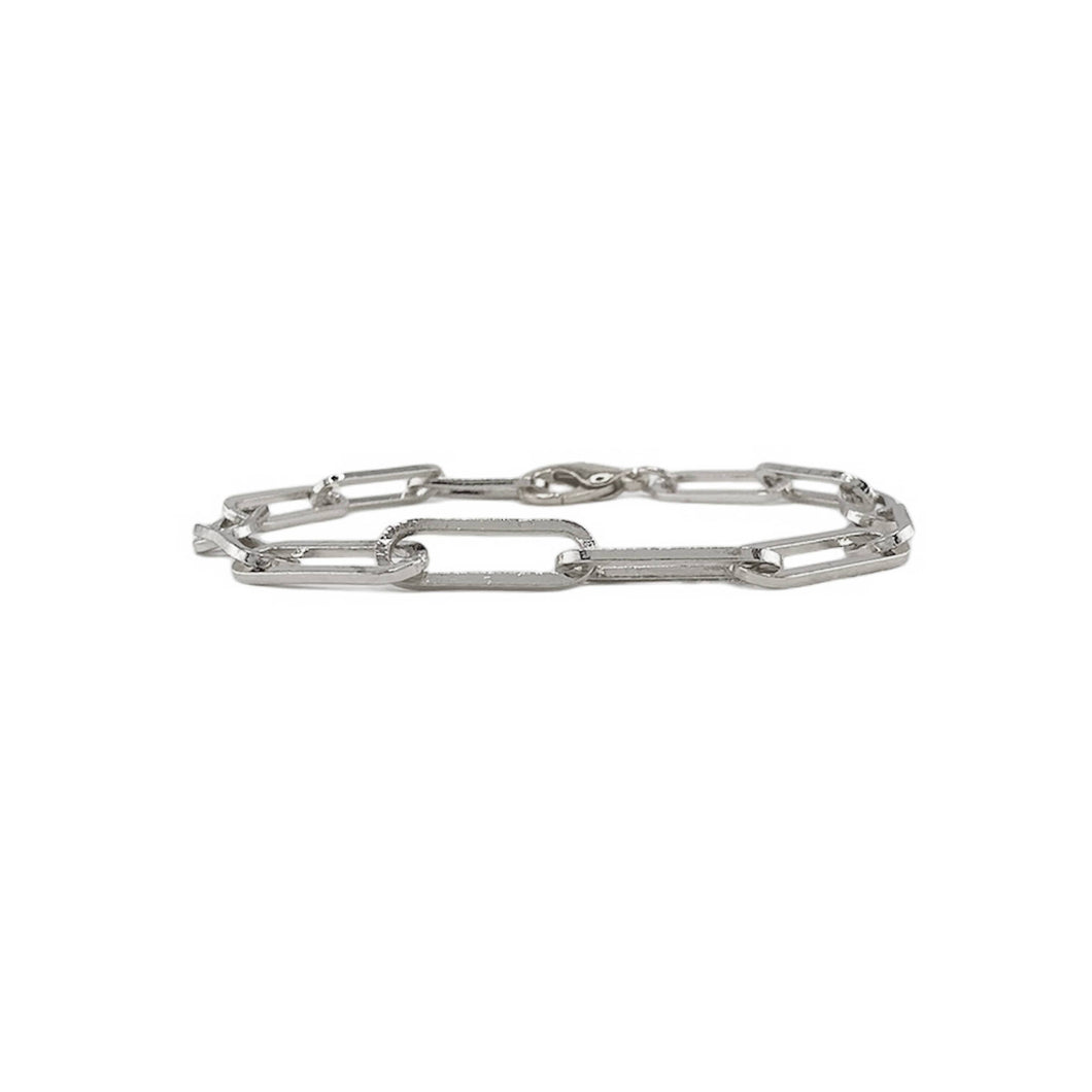 Love, Lisa - Love, Lisa's Paperclip Bracelet: Silver