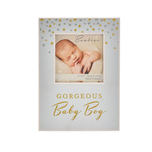 Load image into Gallery viewer, WIDDOP and Co. - Bambino Paperwrap Photo Frame 4&quot; x 4&quot; Baby Boy
