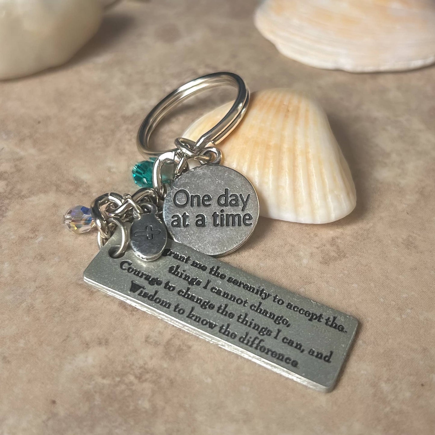 Abbey & CA Gift - Serenity Prayer Keychain